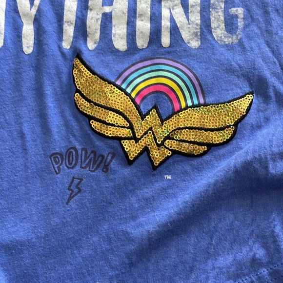 DC SuperHero Girls Graphic T-Shirt XL 14/16 - Picture 3 of 5